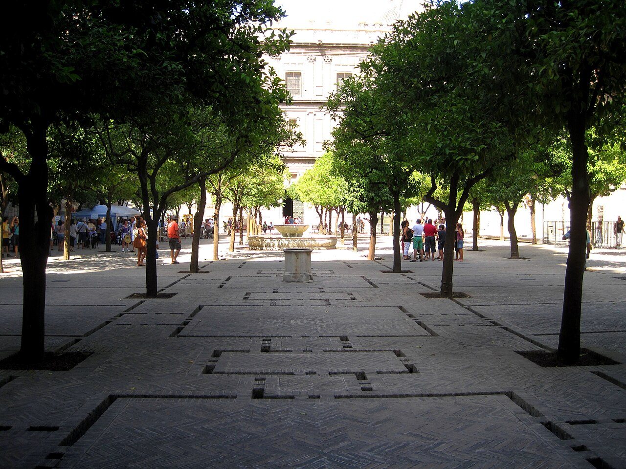 The mosque under the cathedral, and what is still standing of it