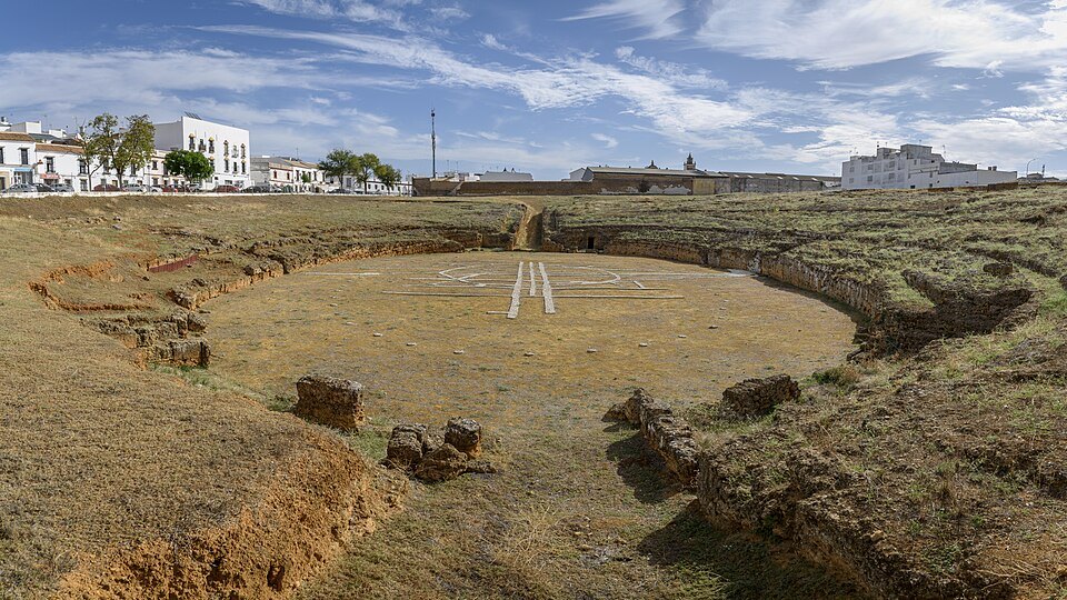 The Roman amphitheater at Carmona